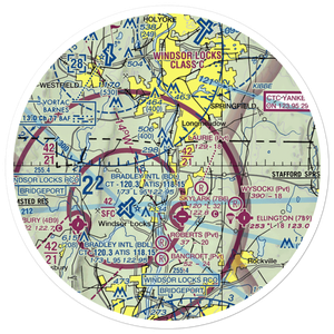 Bootlegger's Seaplane Base (CT87) VFR Sectional Sticker (30 mile)