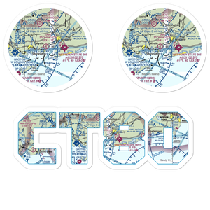 Stonington Airpark (CT80) VFR Sectional Sticker Pack
