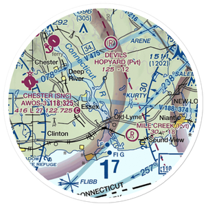 Lord Creek Seaplane Base (CT78) VFR Sectional Sticker (20 mile)