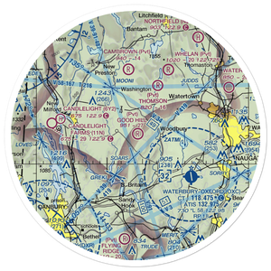 Good Hill Farm Airport (CT59) VFR Sectional Sticker (30 mile)