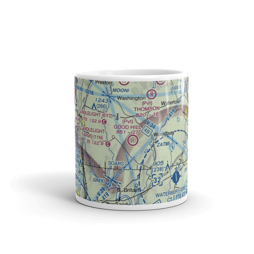 Good Hill Farm Airport (CT59) VFR Sectional  Mug 