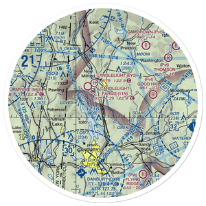 Docktors Field (CT51) VFR Sectional Sticker (30 mile)