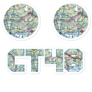 Wychwood Field (CT48) VFR Sectional Sticker Pack