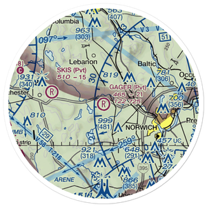 Gager Field (CT36) VFR Sectional Sticker (20 mile)