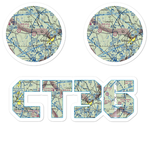 Gager Field (CT36) VFR Sectional Sticker Pack