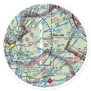Gallup Farm Airport (CT32) VFR Sectional Sticker (30 mile)