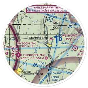 Swift Airport (CT31) VFR Sectional Sticker (20 mile)