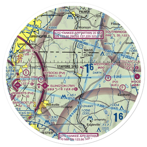 Swift Airport (CT31) VFR Sectional Sticker (30 mile)