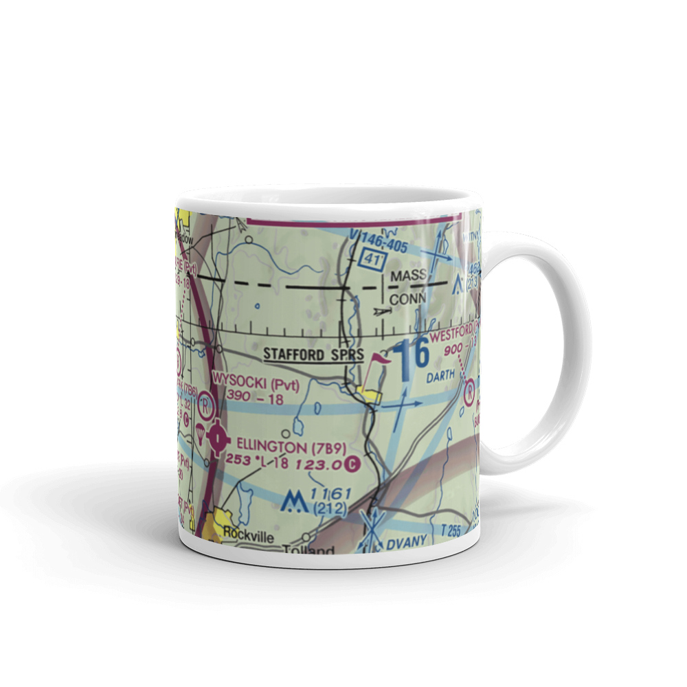 Laurie Field (CT19) VFR Sectional  Mug 