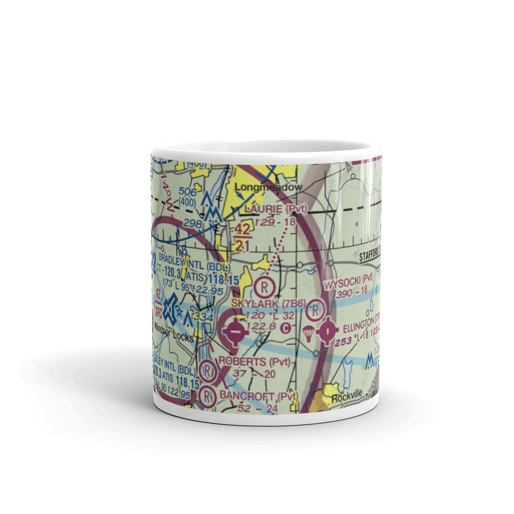 Laurie Field (CT19) VFR Sectional  Mug 