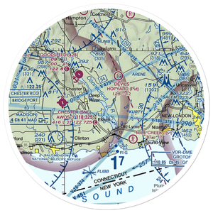 Fetske Seaplane Base (CT16) VFR Sectional Sticker (30 mile)