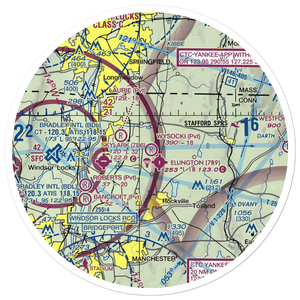 Wysocki Field (CT15) VFR Sectional Sticker (30 mile)