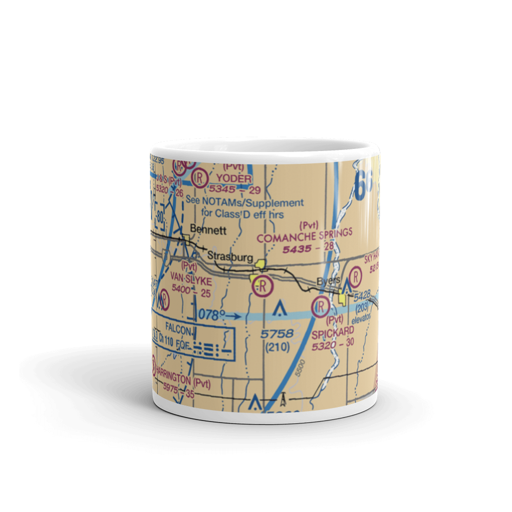 Comanche Springs Ranch Airport (CO97) VFR Sectional  Mug 