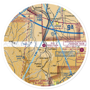 Perry Park Airport (CO93) VFR Sectional Sticker (30 mile)