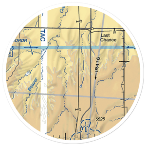 Frasier Ranch Airport (CO92) VFR Sectional Sticker (20 mile)