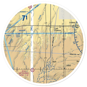 Frasier Ranch Airport (CO92) VFR Sectional Sticker (30 mile)
