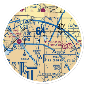 Horth Strip (CO77) VFR Sectional Sticker (20 mile)