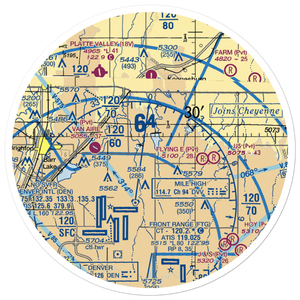 Horth Strip (CO77) VFR Sectional Sticker (30 mile)