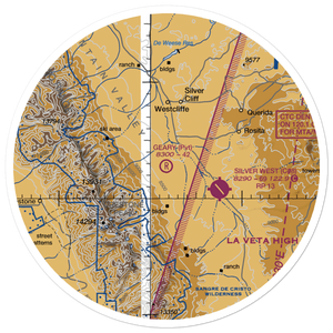 Geary Ranch Airport (CO65) VFR Sectional Sticker (30 mile)