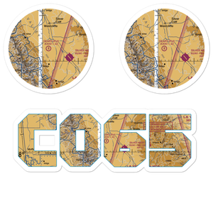 Geary Ranch Airport (CO65) VFR Sectional Sticker Pack