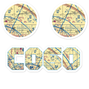 Horseshoe Landings Airport (CO60) VFR Sectional Sticker Pack
