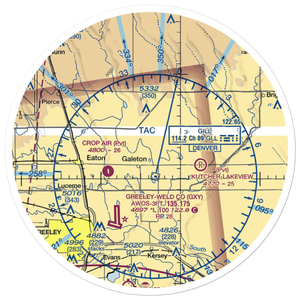 Hay Fever Farm Airport (CO59) VFR Sectional Sticker (30 mile)