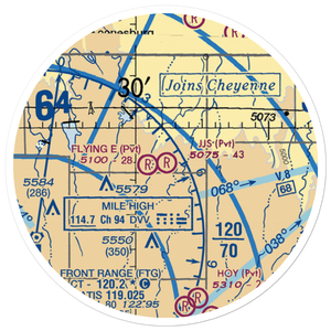 Jjs Airport (CO56) VFR Sectional Sticker (20 mile)