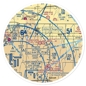 Jjs Airport (CO56) VFR Sectional Sticker (30 mile)
