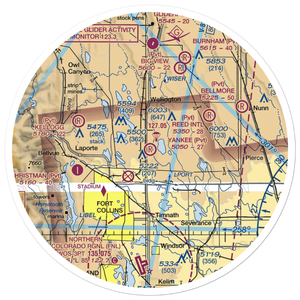 Yankee Field (CO53) VFR Sectional Sticker (30 mile)