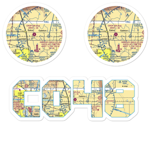 Crop Air Inc Airport (CO48) VFR Sectional Sticker Pack