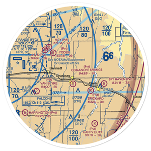 Comanche Airfield Llc Airport (CO38) VFR Sectional Sticker (30 mile)