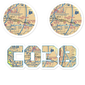 Comanche Airfield Llc Airport (CO38) VFR Sectional Sticker Pack