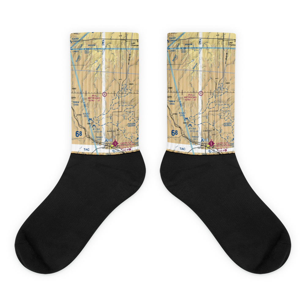 Metrogro Farm Airport (CO25) VFR Sectional Socks 