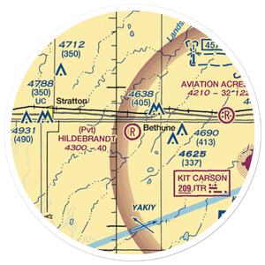 Hildebrandt Airport (CO22) VFR Sectional Sticker (20 mile)