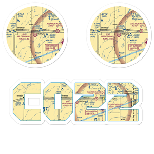 Hildebrandt Airport (CO22) VFR Sectional Sticker Pack