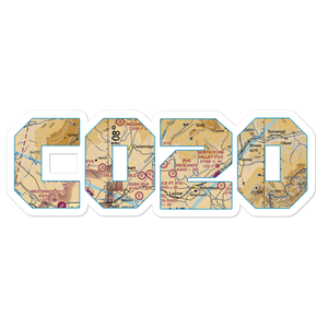 Flying W Ranch Airport (CO20) VFR Sectional Sticker