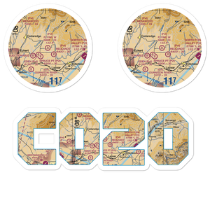 Flying W Ranch Airport (CO20) VFR Sectional Sticker Pack