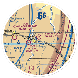 Sky Haven Airport (CO17) VFR Sectional Sticker (20 mile)