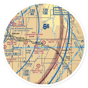 Sky Haven Airport (CO17) VFR Sectional Sticker (30 mile)