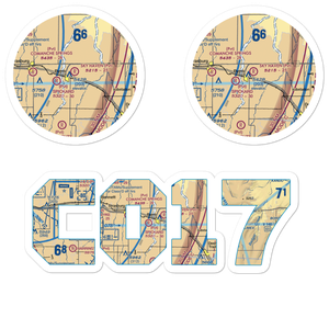 Sky Haven Airport (CO17) VFR Sectional Sticker Pack