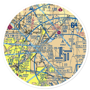 Reasoner Airport (CO14) VFR Sectional Sticker (30 mile)