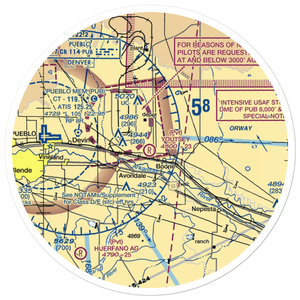 Youtsey Airport (CO09) VFR Sectional Sticker (30 mile)