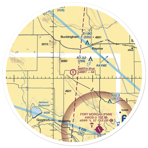 Wirth Field (CO06) VFR Sectional Sticker (30 mile)