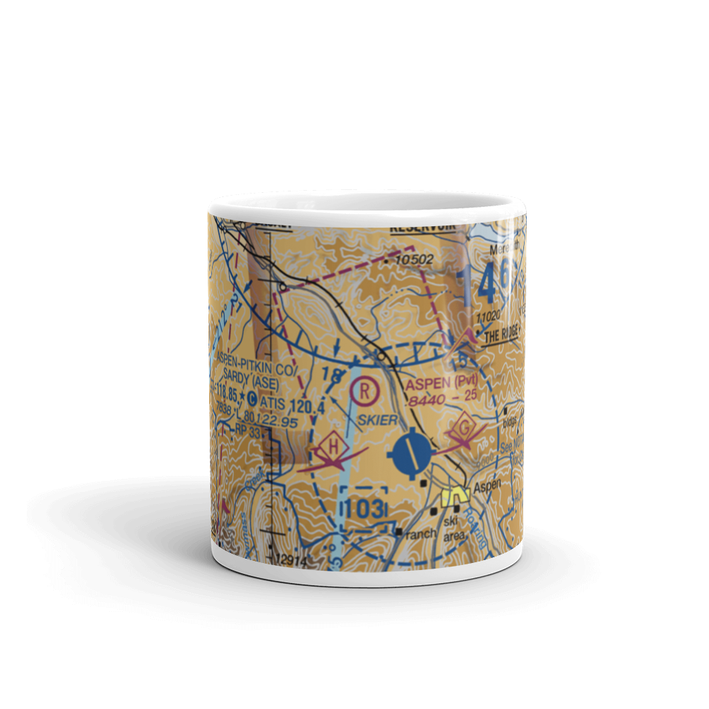 Aspen Gliderport (CO03) VFR Sectional  Mug 