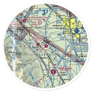 Del Mar Farms Airport (CN99) VFR Sectional Sticker (30 mile)