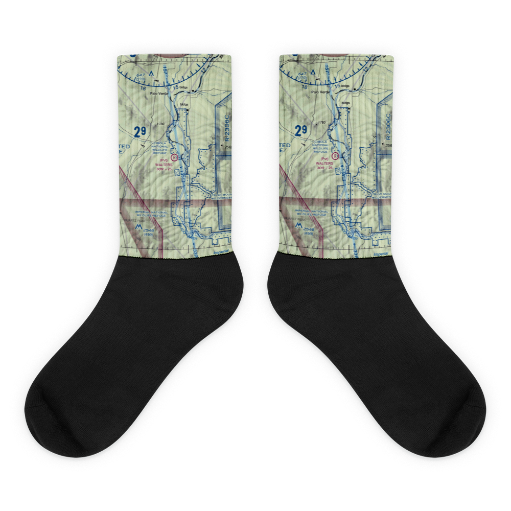 Walters Camp Airport (CN98) VFR Sectional Socks 