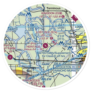 Heritage Field Airport (CN95) VFR Sectional Sticker (20 mile)