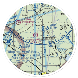 J-B Airport (CN29) VFR Sectional Sticker (20 mile)