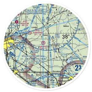 J-B Airport (CN29) VFR Sectional Sticker (30 mile)