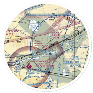 Harvard Airport (CN23) VFR Sectional Sticker (30 mile)